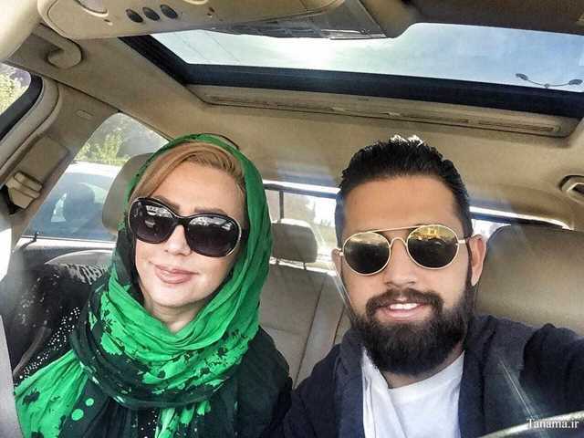 محسن افشانی و همسرش
